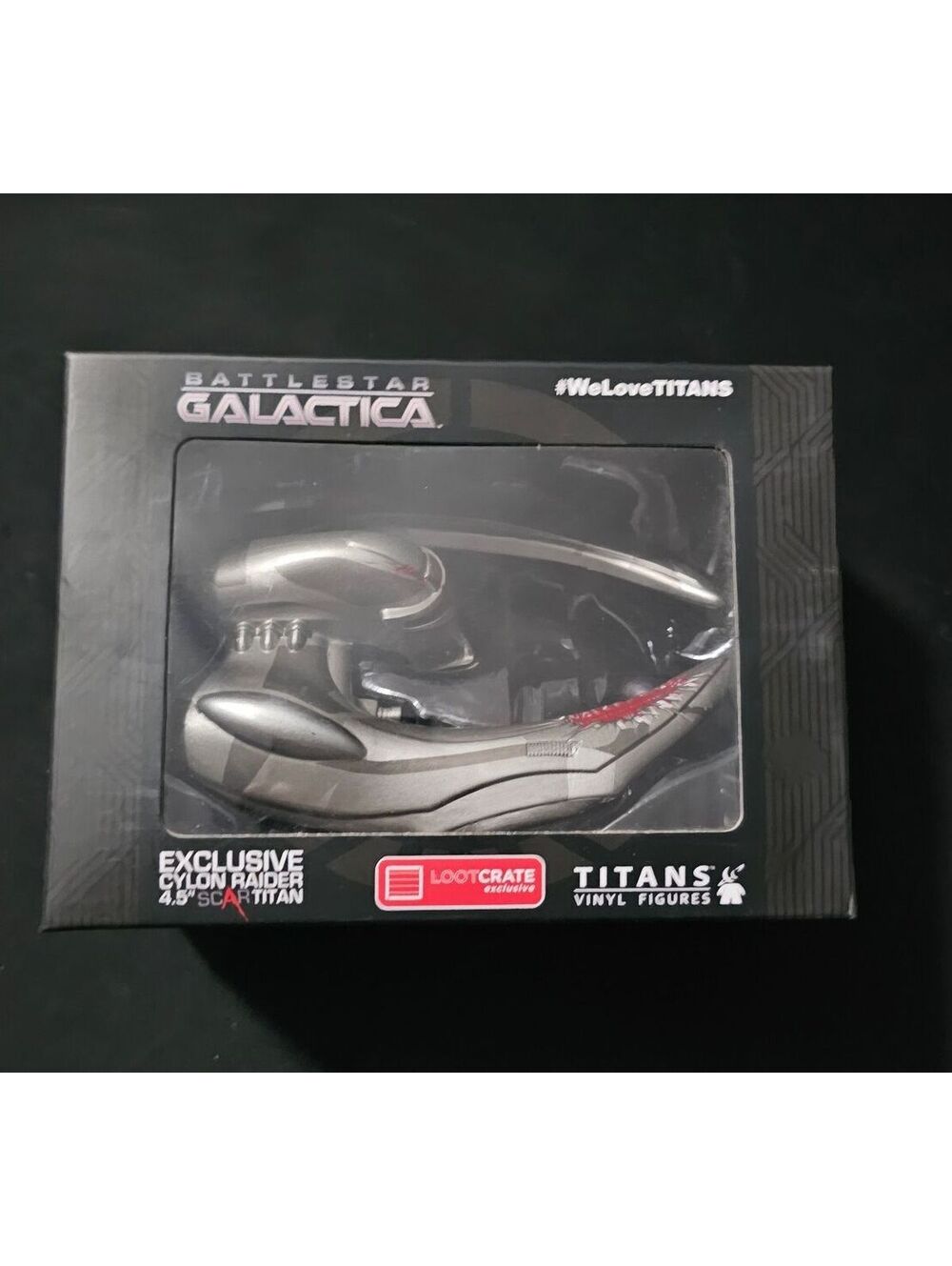 Battlestar Galactica Exclusive Cylon Raider 4.5" Scar Titan Vinyl Figure